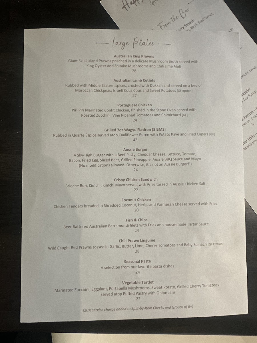 Banksia Bistro - Downtown Menu - Image 5